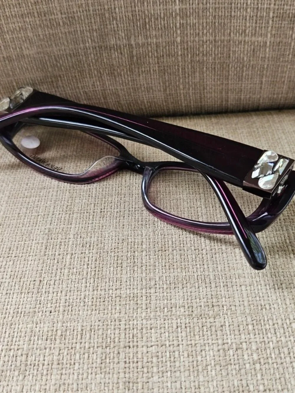 New Vera Wang Women Eyeglasses Frame Purple VO68 Eyewear Glasses New